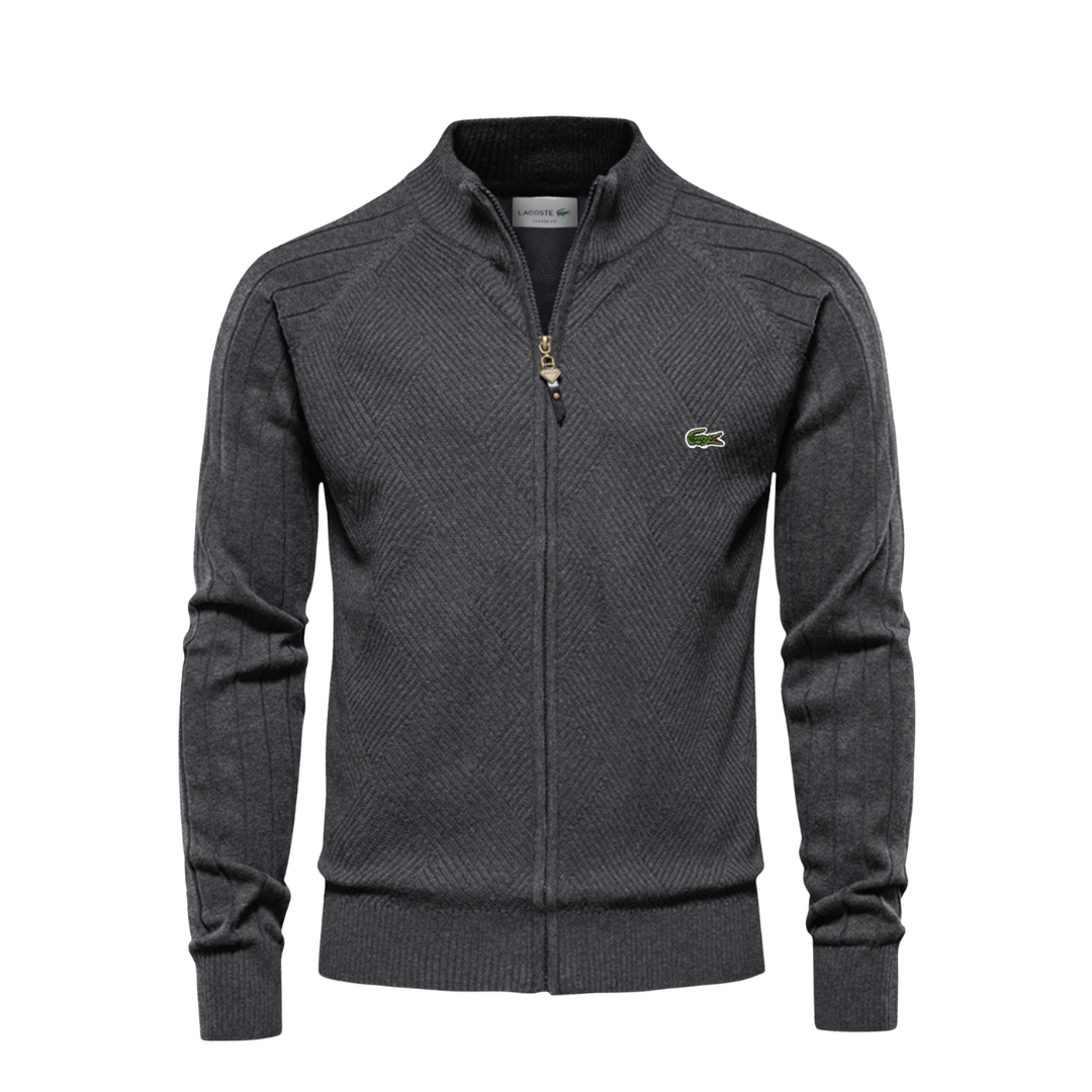 LC- Textured Zip Pullover
