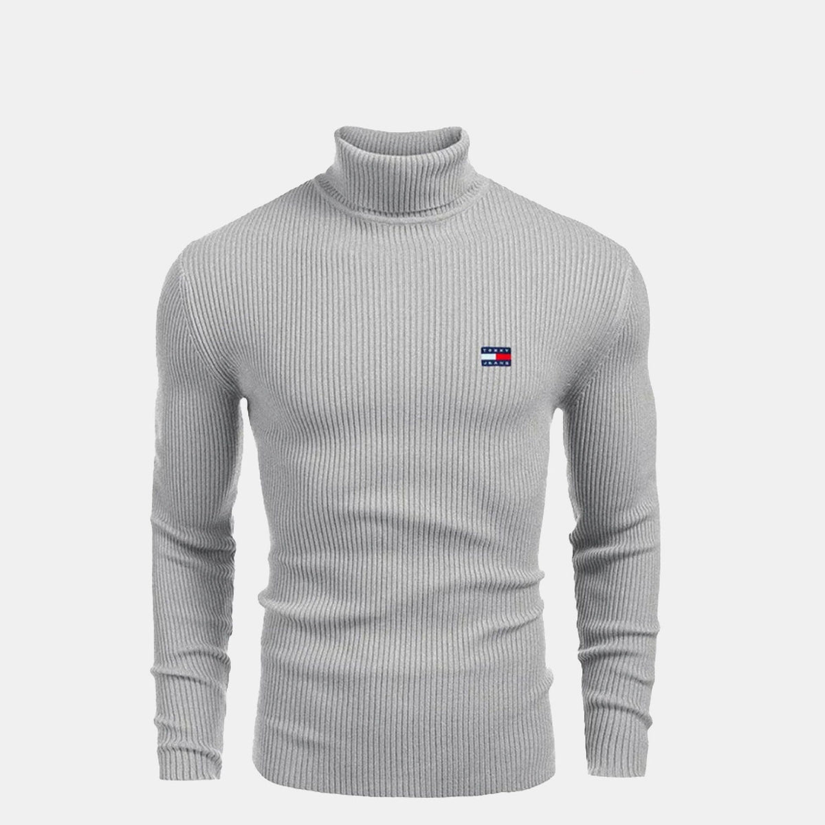 TH -Turtlenck cABLE-knit Wool Sweater