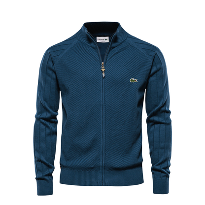 LC- Textured Zip Pullover
