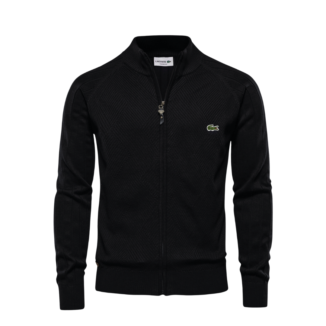 LC- Textured Zip Pullover
