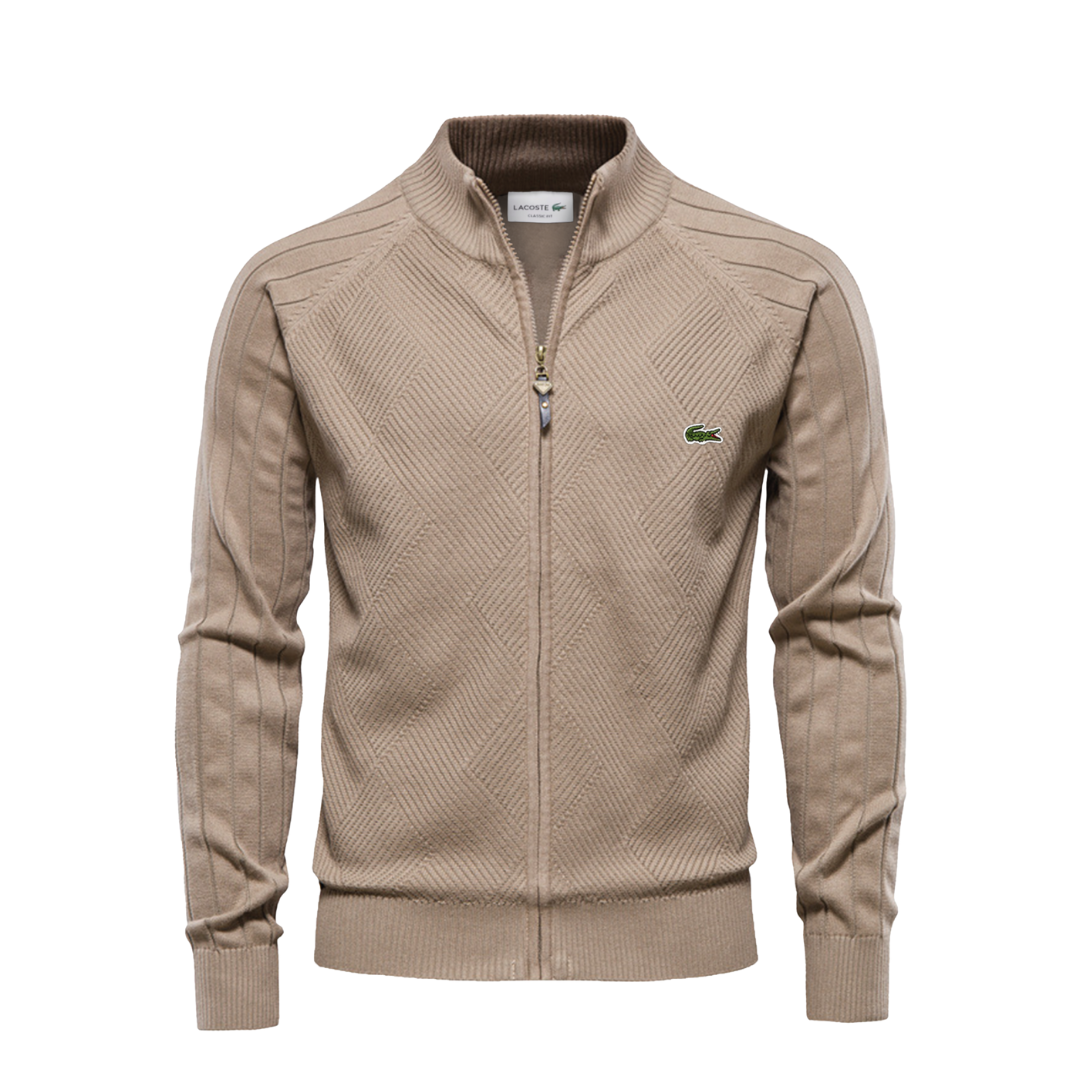 LC- Textured Zip Pullover