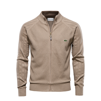 LC- Textured Zip Pullover