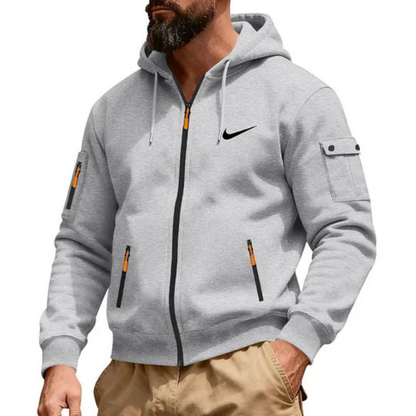NK-Men's Stylish Casual Multi-Pocket Zip-Up Jacket