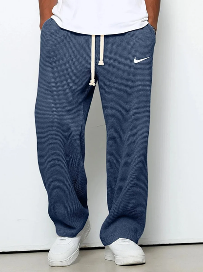 NK - Drawstring Elastic Casual Pants