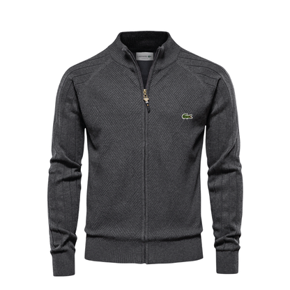 LC- Textured Zip Pullover