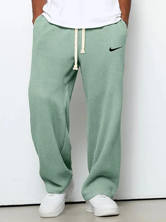 NK - Drawstring Elastic Casual Pants