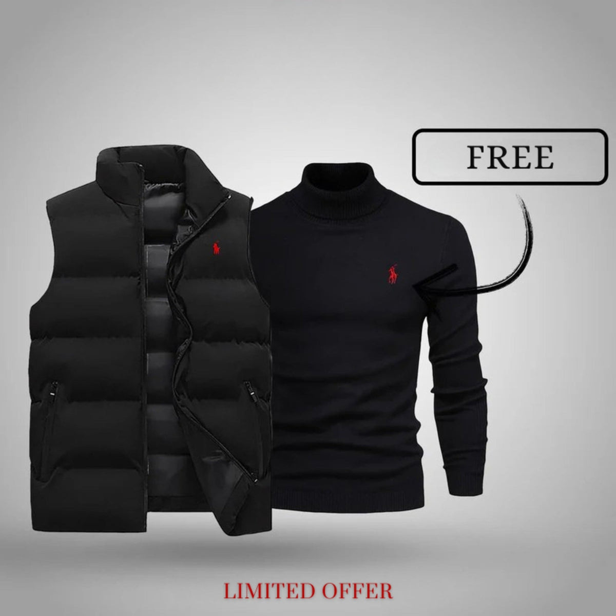 RL-Gilet & Jumper Set OUTLET PRICE "Limited Stock"