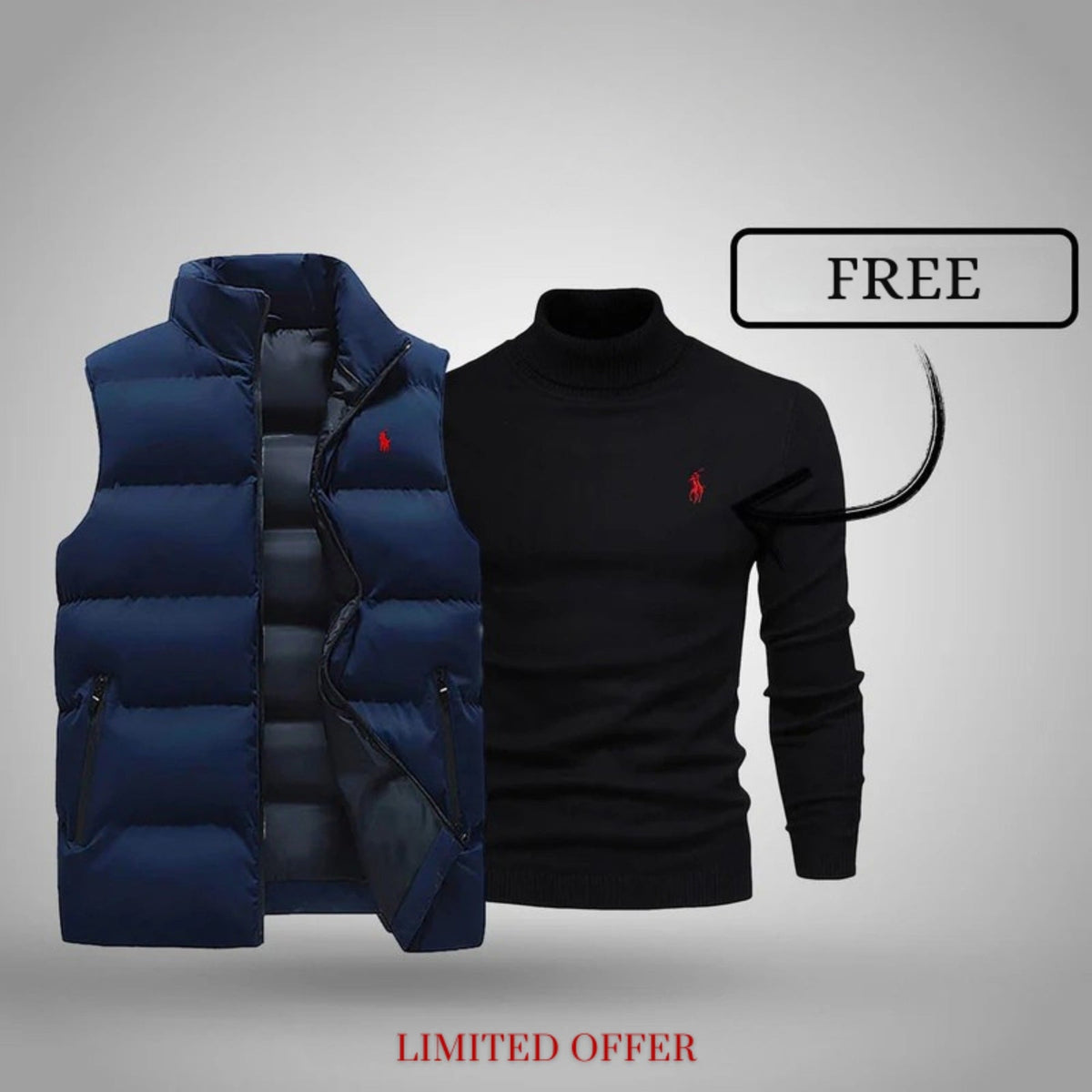 RL-Gilet & Jumper Set OUTLET PRICE "Limited Stock"