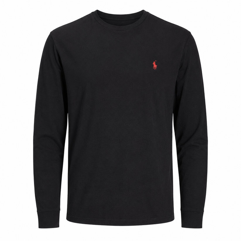 RL- Classic Long Sleeve T-Shirt "Essential Versatility in Premium Cotton"