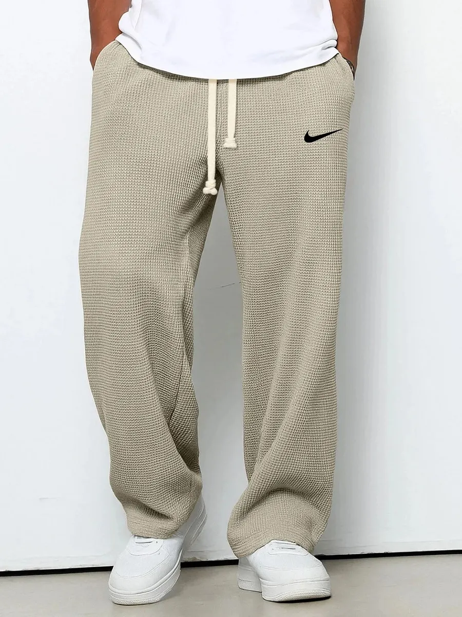 NK - Drawstring Elastic Casual Pants