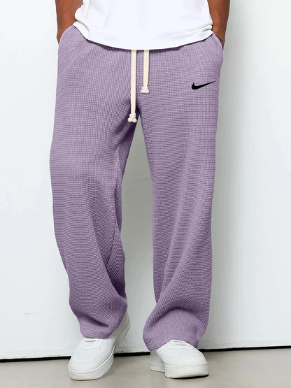 NK - Drawstring Elastic Casual Pants