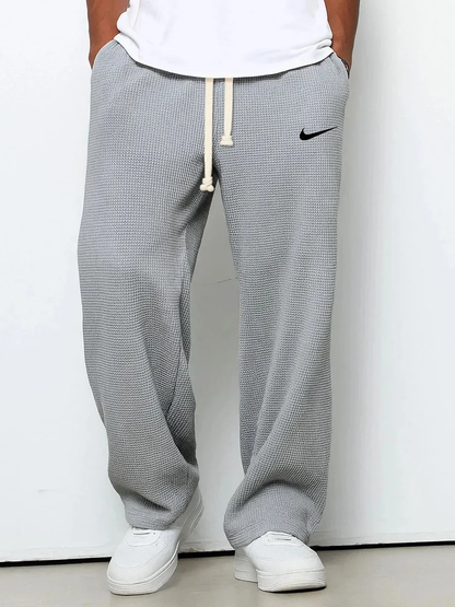 NK - Drawstring Elastic Casual Pants