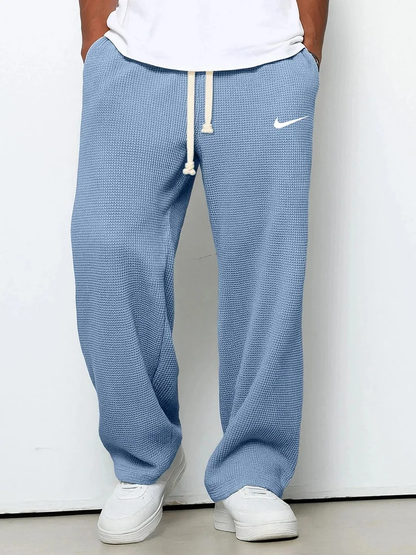 NK - Drawstring Elastic Casual Pants