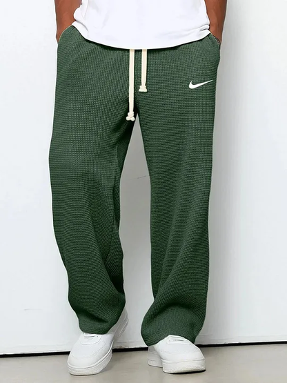 NK - Drawstring Elastic Casual Pants