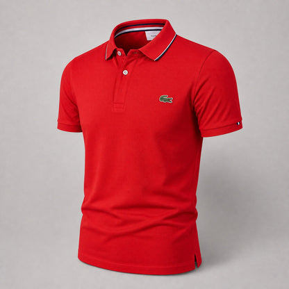 LC-Classic-Collared Piqué Polo Shirt