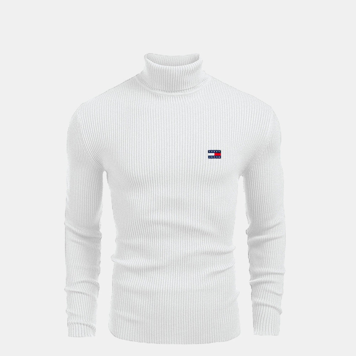 TH -Turtlenck cABLE-knit Wool Sweater